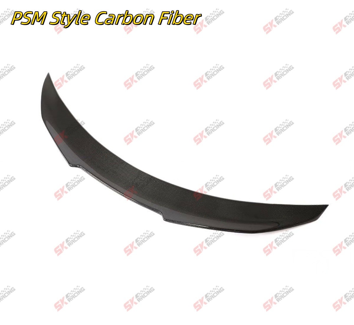 For Audi A6 2019-22 Forged/Carbon Fiber/Glossy Black Rear Trunk Lip Spoiler Wing