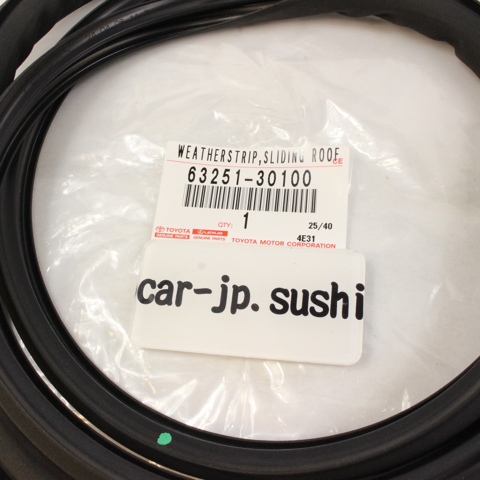 TOYOTA GENUINE CAMRY LEXUS GS350 ES350 SUNROOF WEATHERSTRIP Sliding 63251-30100