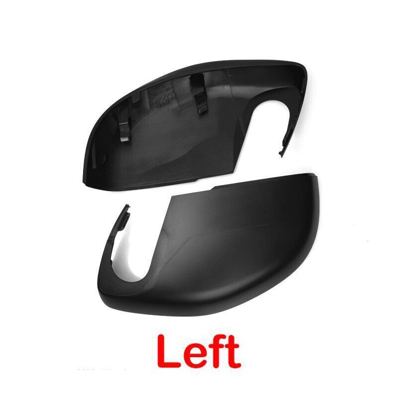 Black Left Rearview Mirror Bottom Shell Replace For Honda Fit Jazz 2014-2019