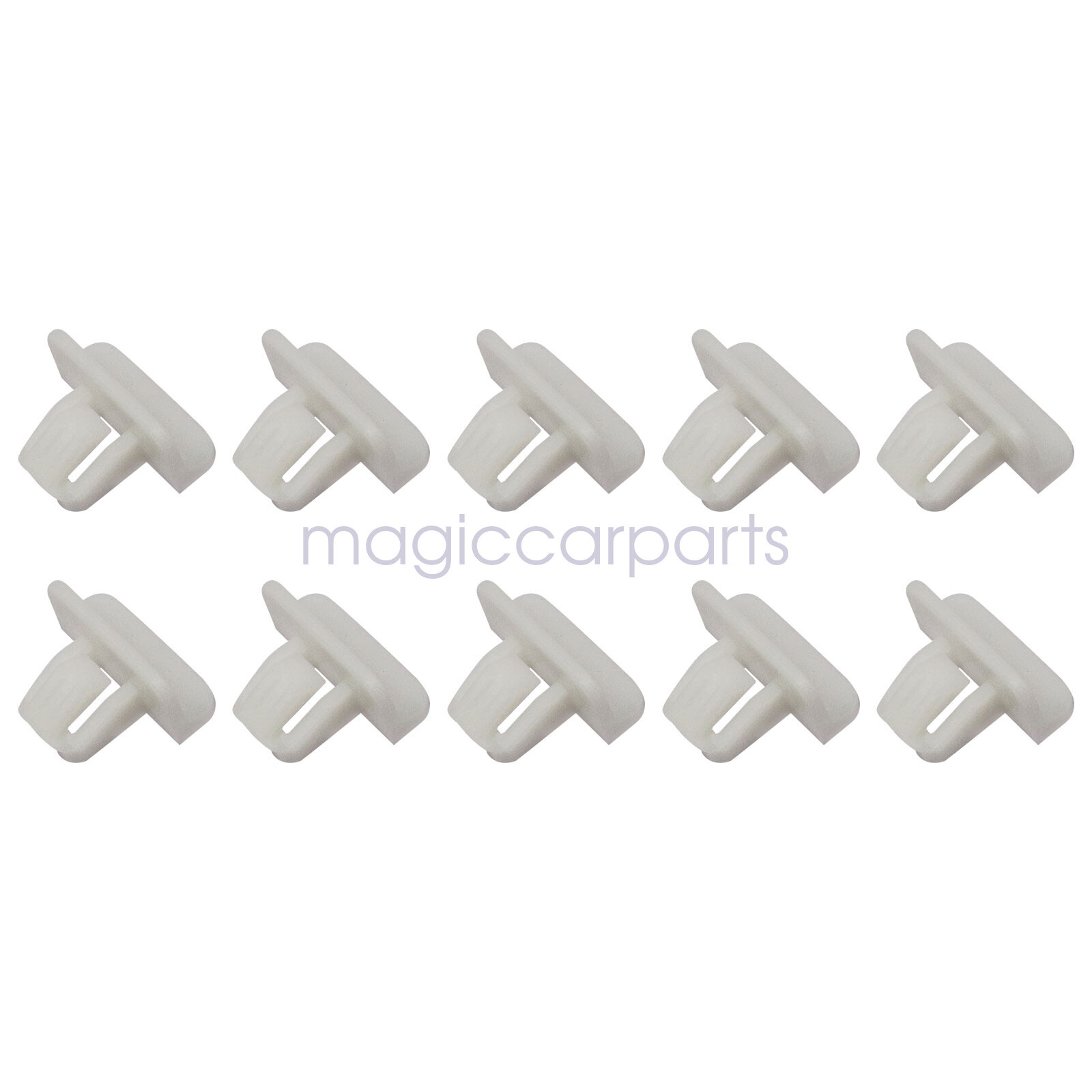 10-PC White Nylon Retainer Clips for Cadillac XT4 XT5 XT6 2017-2022 11547341