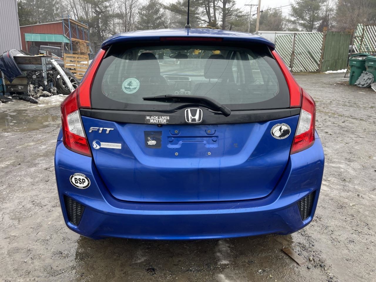 2015-2020 HONDA FIT LEFT ROCKER W/POST BLUE PC:B593M 1.5L MT FWD 122K -LX- 61871