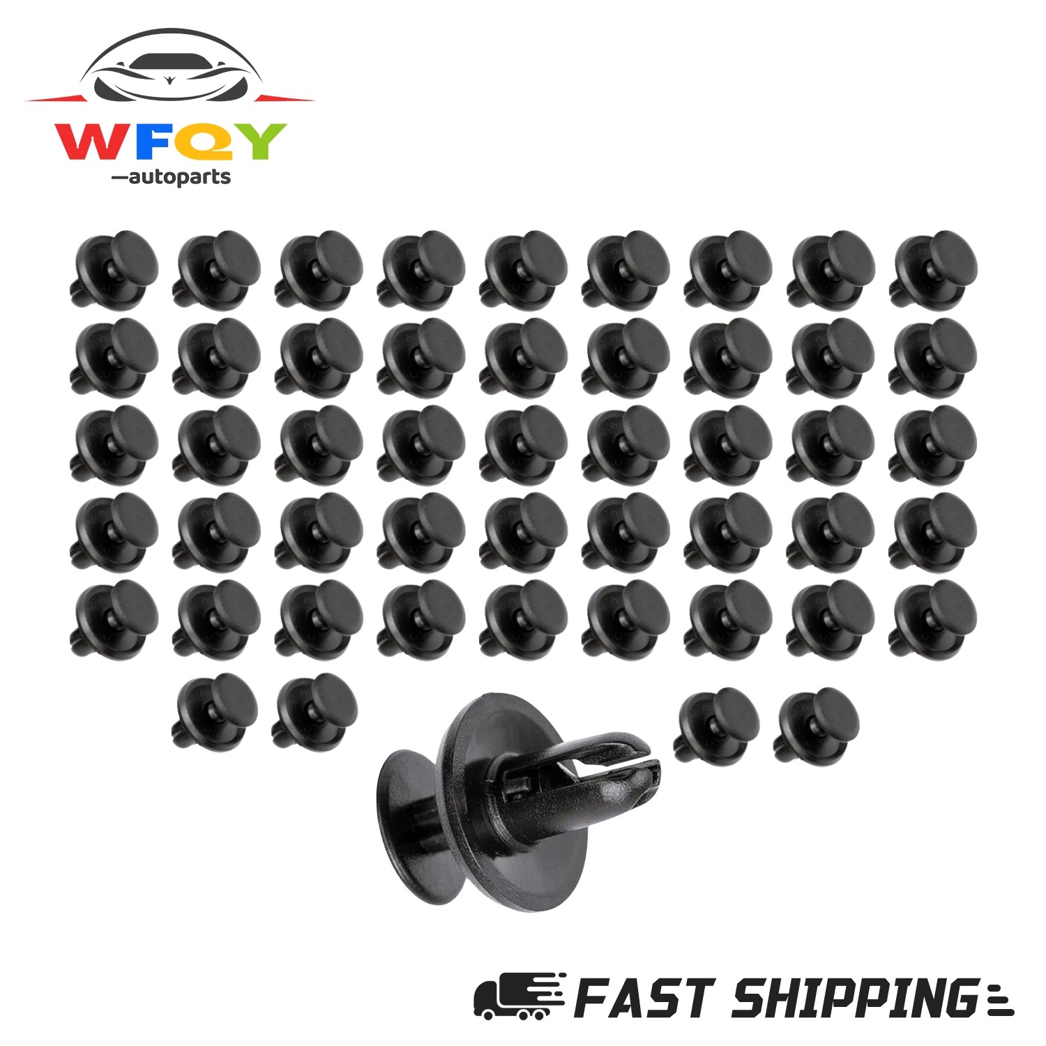 Set of 50 Push Clips for Mitsubishi Subaru Bumper Fender Liner MR288150