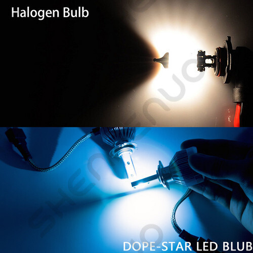 For Ford Explorer Sport Trac 2007-2010 Upgrade COB 8000K H13 LED Headlight Bulbs