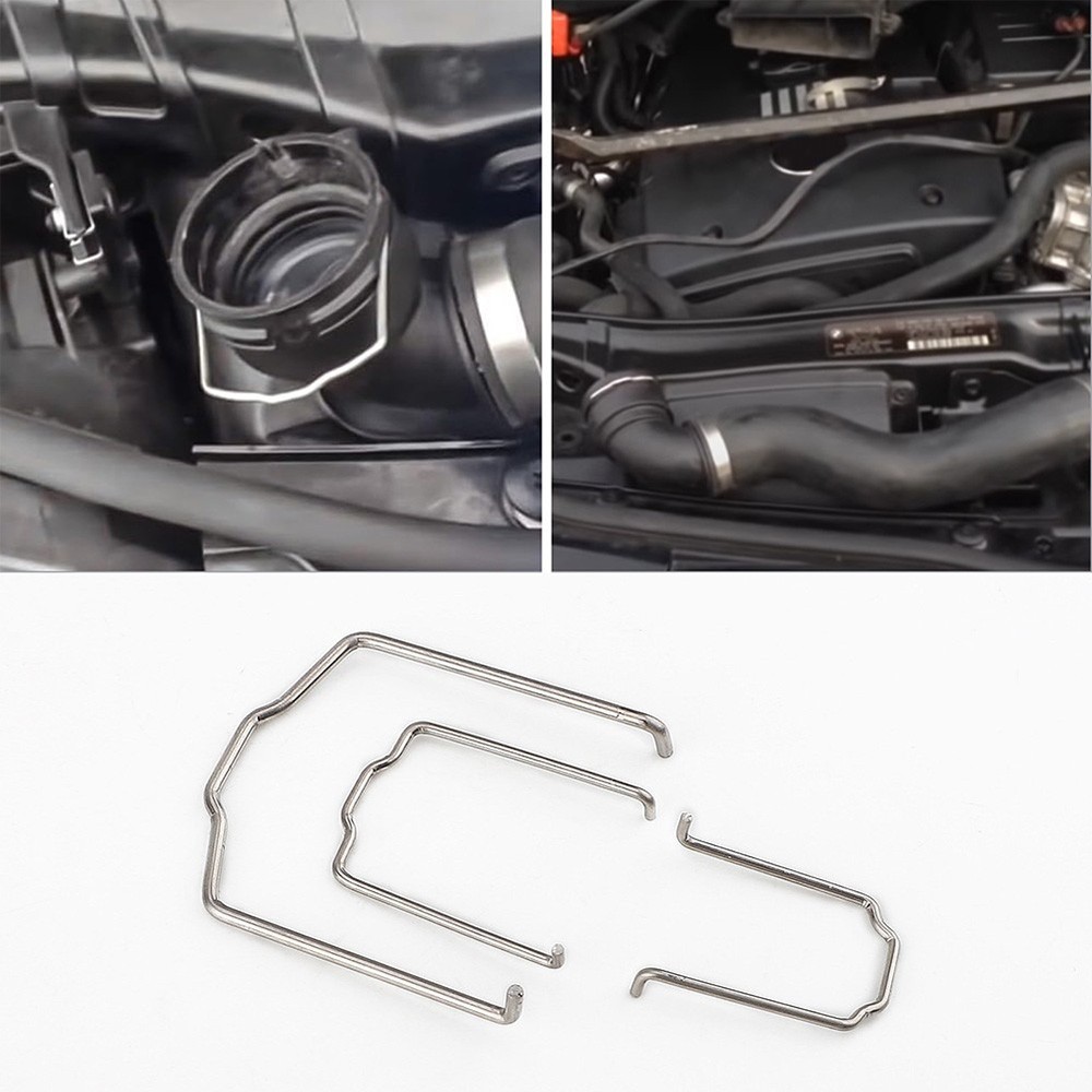3X Radiator Hose Retaining Spring Clip Clamp For BMW E39 E38 E60 E90 745Li E46
