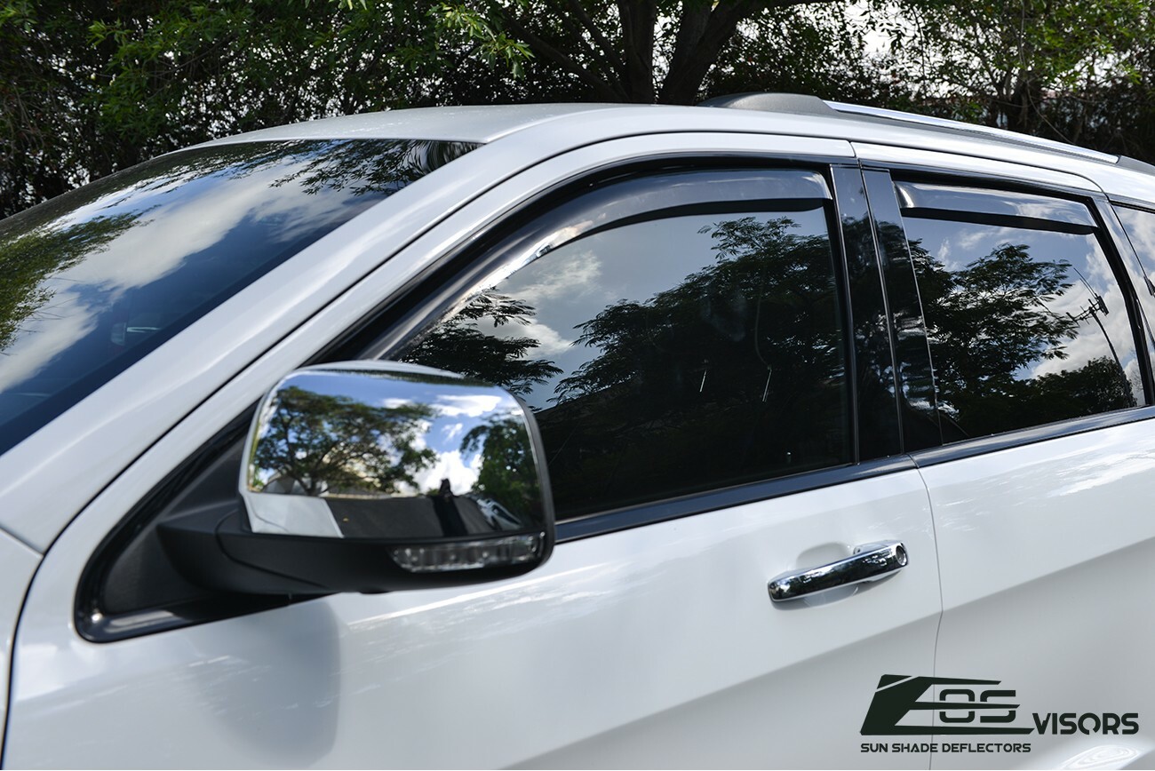 EOS Visors For 11-21 Jeep Grand Cherokee IN-CHANNEL Side Window Rain Deflectors