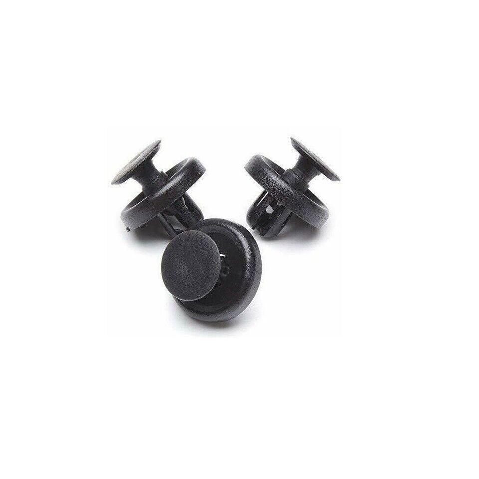 100Pcs Bumper Clips 7mm Fastener Fender Push Plastic Rivet for Toyota Pontiac