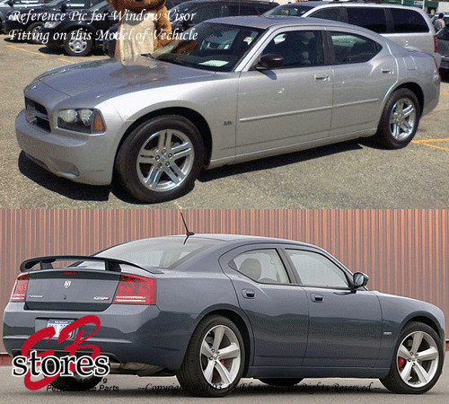 Vent Shade Window Visors For Dodge Charger 06 07 08 09 10 SXT Sedan 4 Door