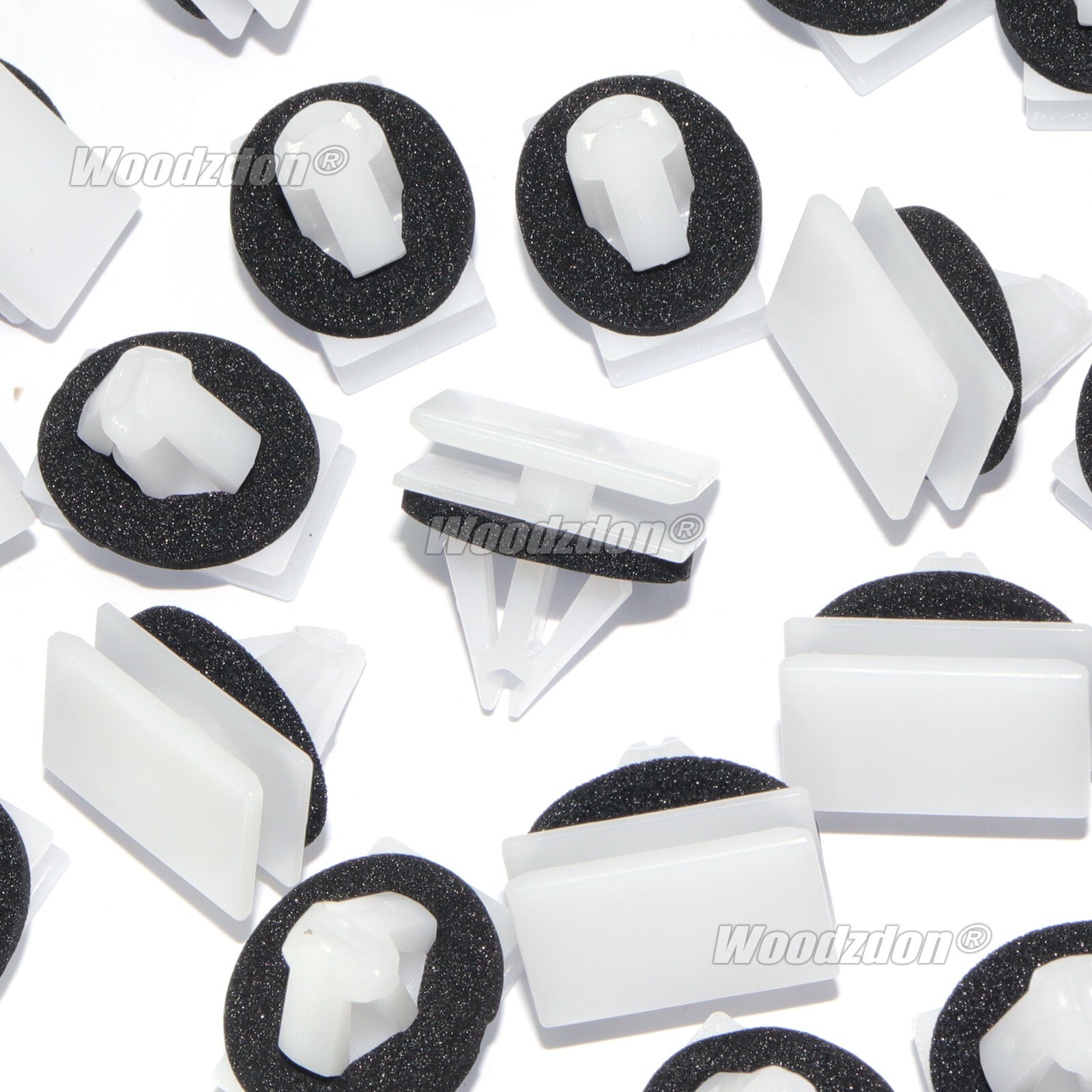 50pcs Door & Rocker Panel Molding Retainer Clip w/ Sealer for Ford W716352-S300