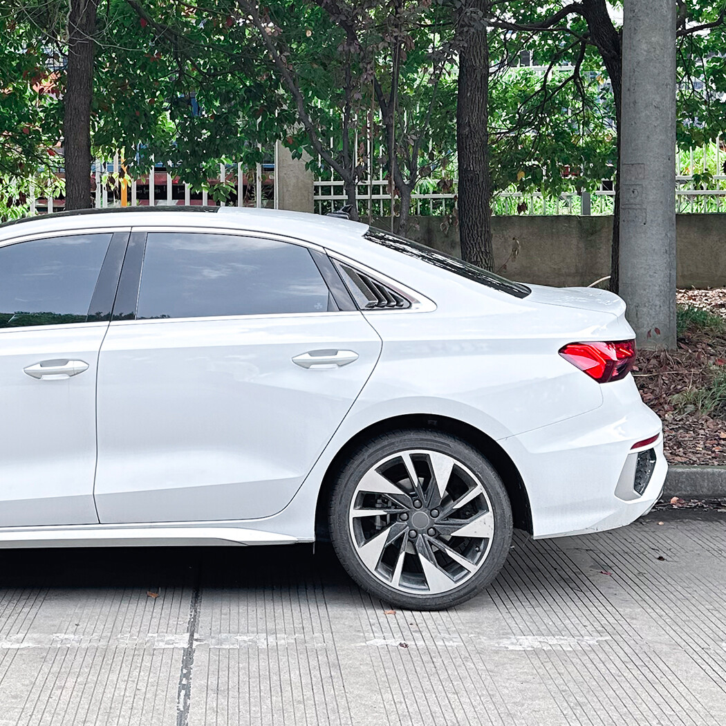 Carbon Look For Audi A3 S3 8Y Sedan 2021-2024 Rear Window Quarter Louver Cover