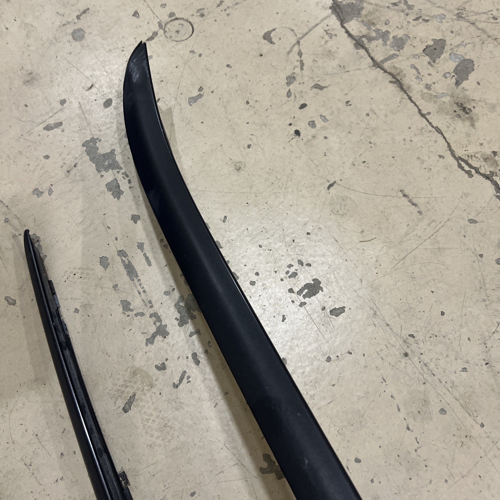 2009-2014 Acura TSX Passenger Driver Windshield Molding A Pillar Trim GREY OEM
