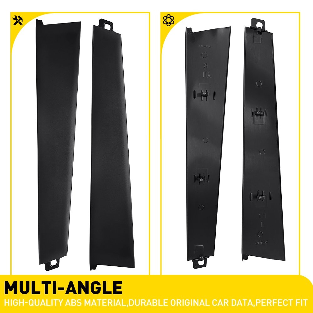 Front Left / Right Door Applique Pillar Molding Trim For Honda Accord 2008-2013