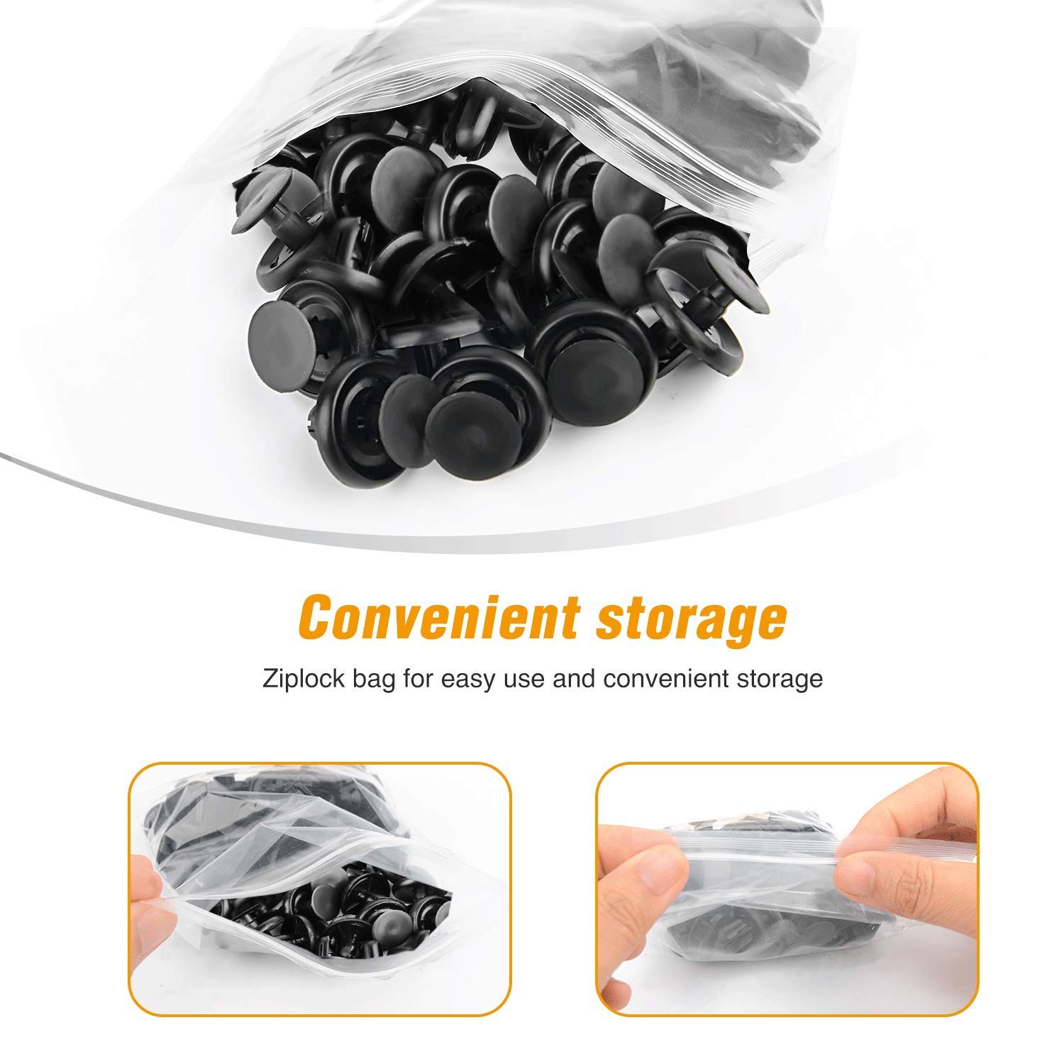 100PCS 90467-07201 Engine Under Cover Push Type Retainer Clips For Toyota Lexus