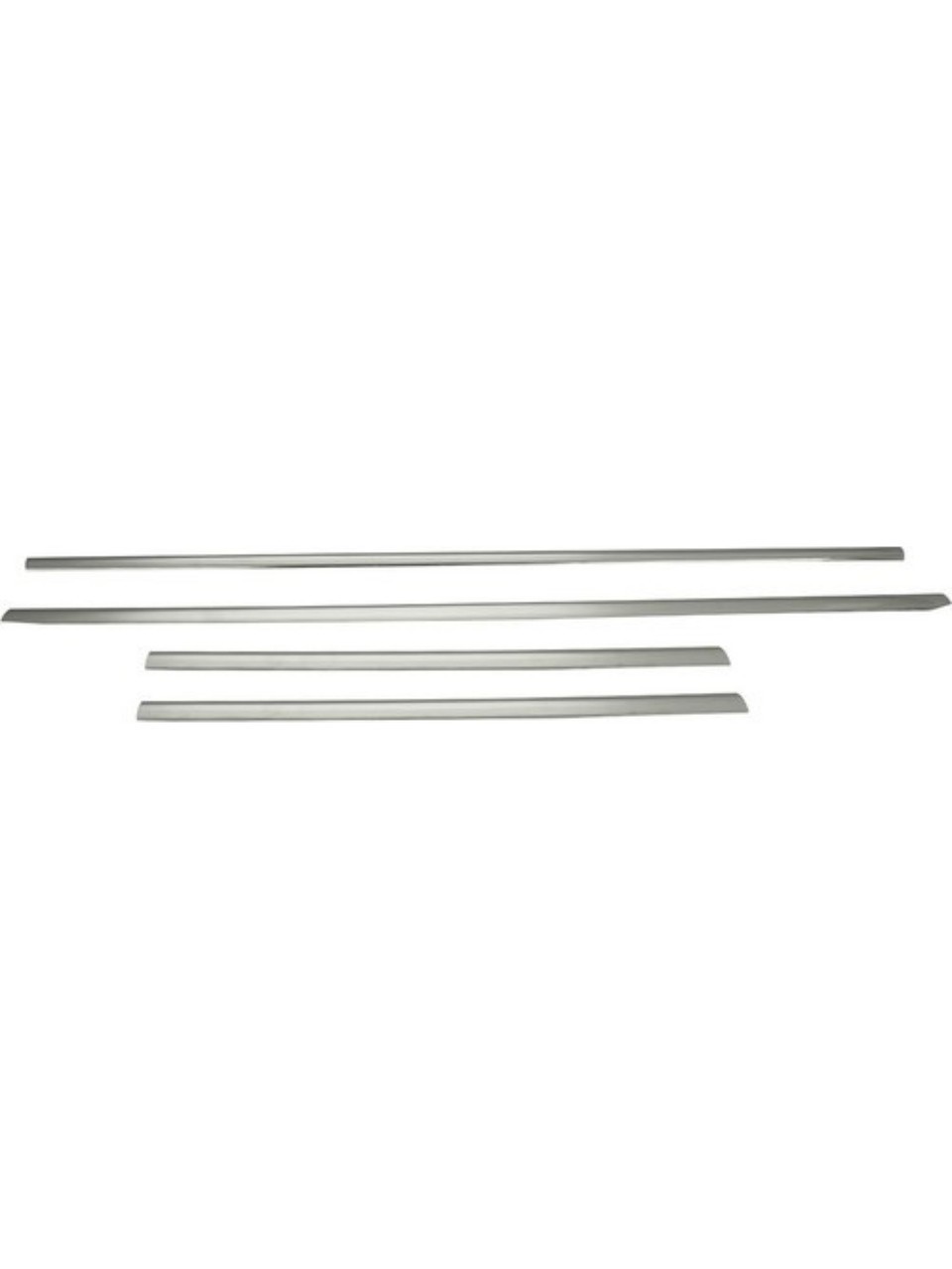 Window Molding Trim Chrome Cover For NAVARA 2006-2015 4 PCS Stainless Steel