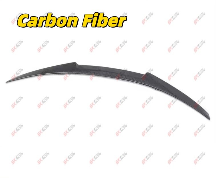 Carbon Fiber/Glossy Black Rear Spoiler Wing Fits BMW 1 Series F52 M4 Sedan 19-21