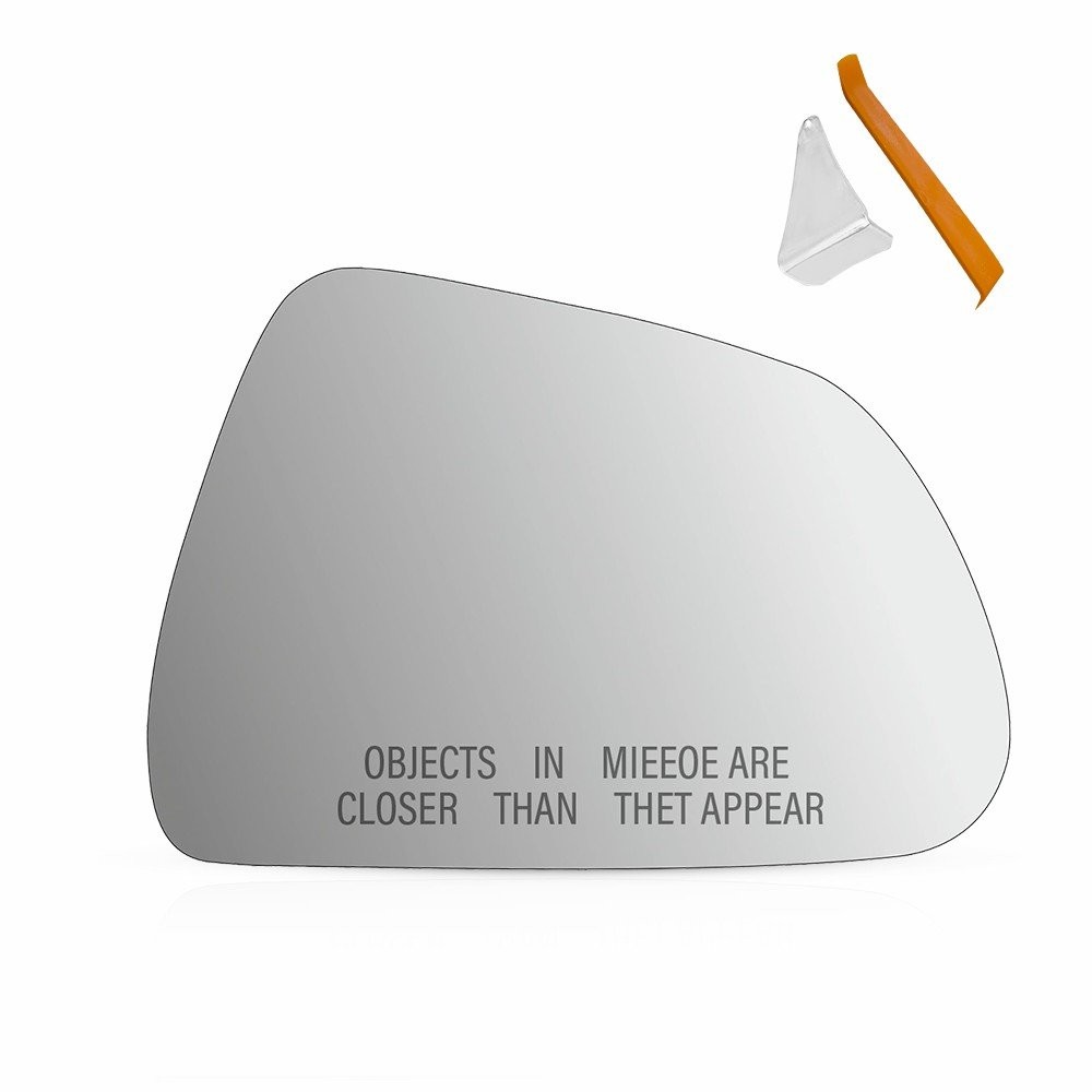 Passenger Side Mirror Heated Glass for 2017-2023 Tesla Model 3 w/o Auto Dimming