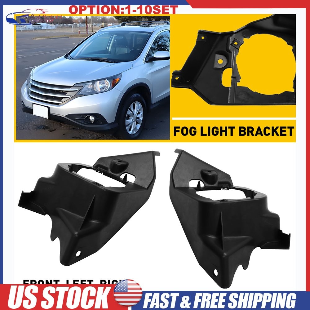 Front Fog Light Bracket Left & Right Side For 2012-2014 Honda CR-V 33966T0AA00