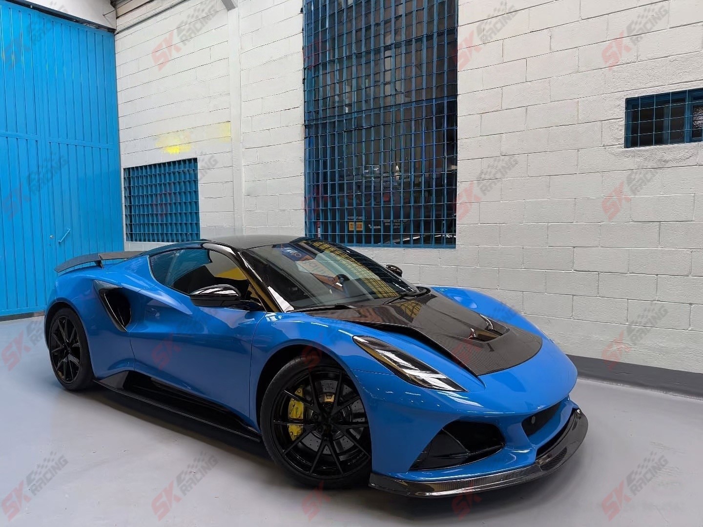 For Lotus Emira 2023+ Dry Carbon Fiber Front Rear Lip Spoiler Wing Hood BodyKits