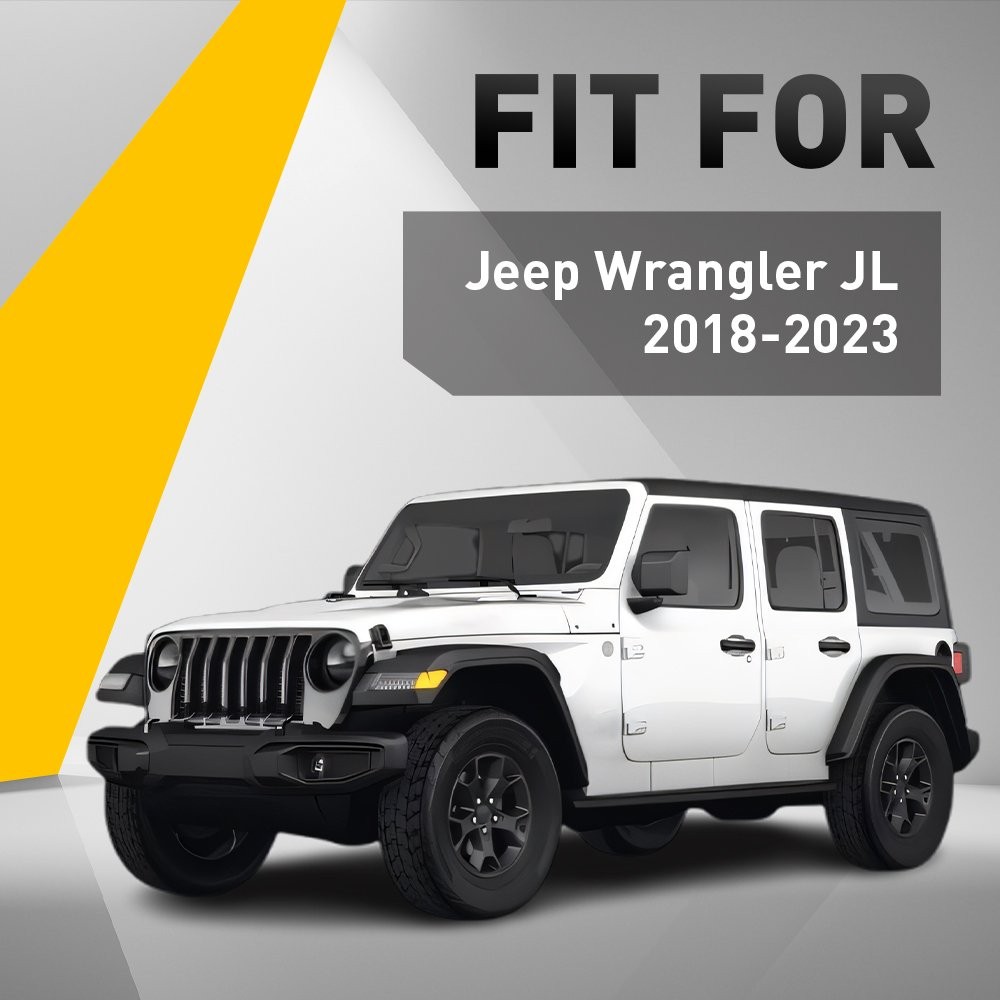 For Jeep Wrangler JL 2018-2023 Tailgate Spare Tire Bumper Stop Black 2-6X