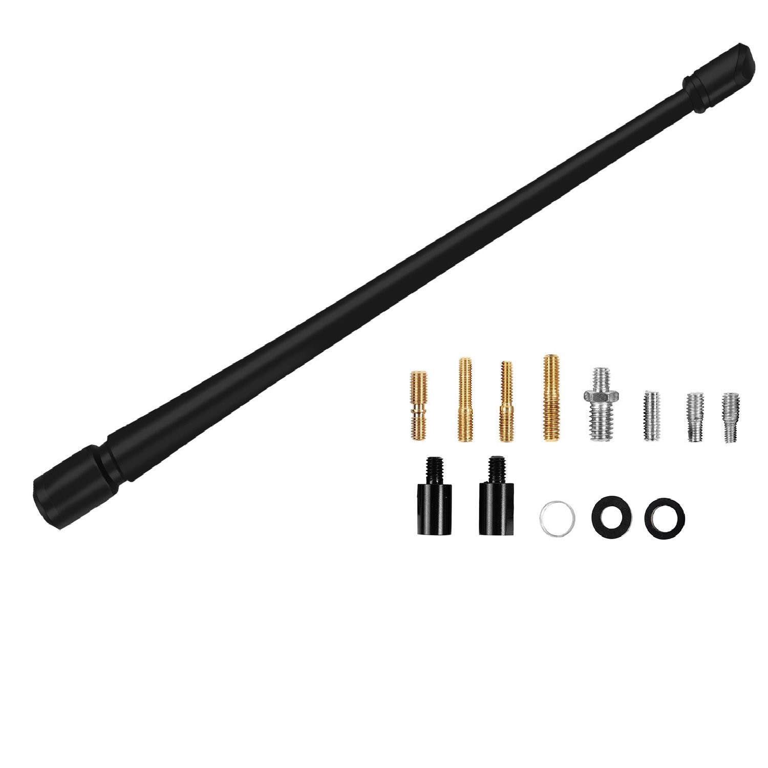 Bullet/Carbon Fiber/Rubber Vehicle Antenna Mast For GMC Sierra 07-24 Accessories