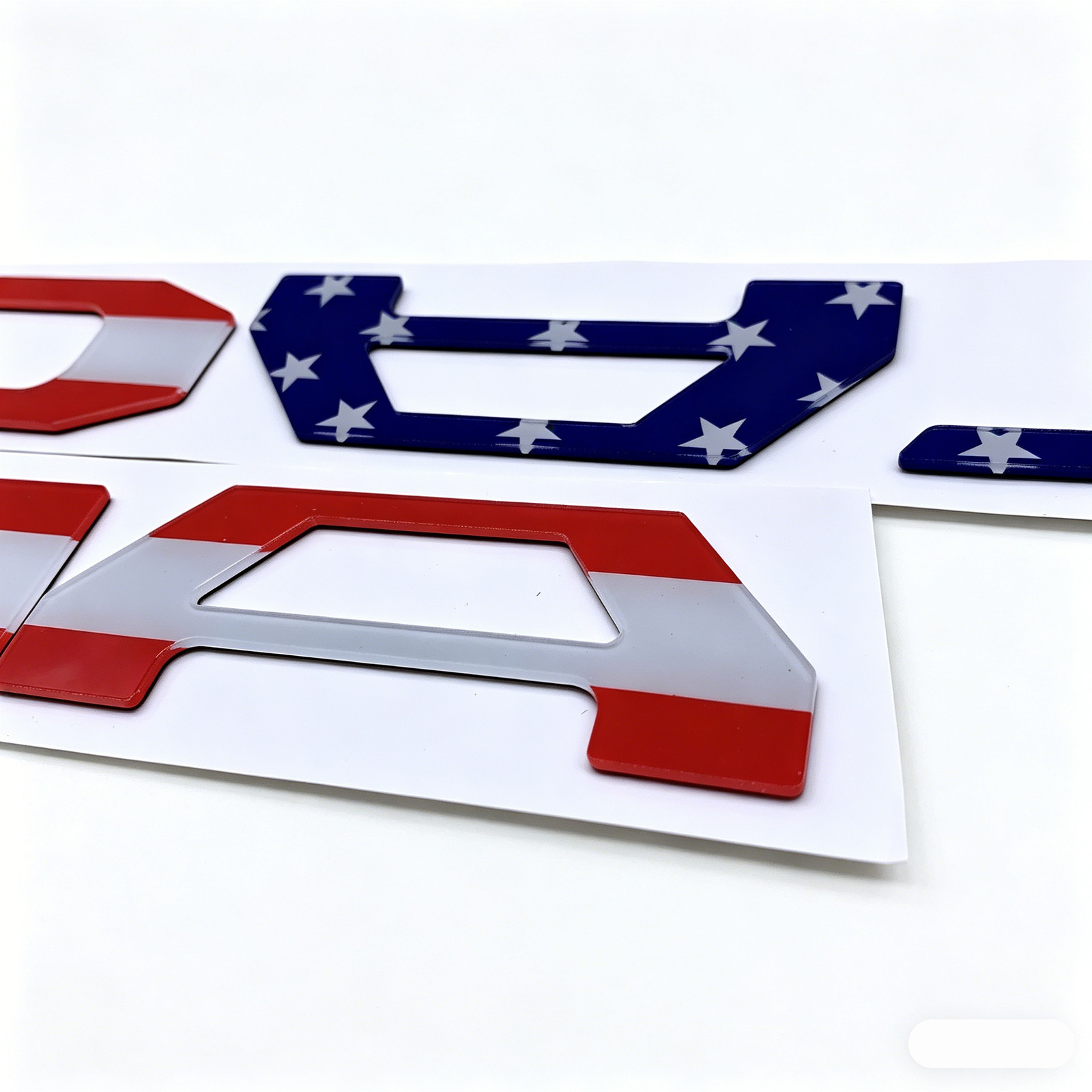 Tailgate Insert Letters For Tacoma 2016-2023 Emblem US Flag Style Badge Acrylic
