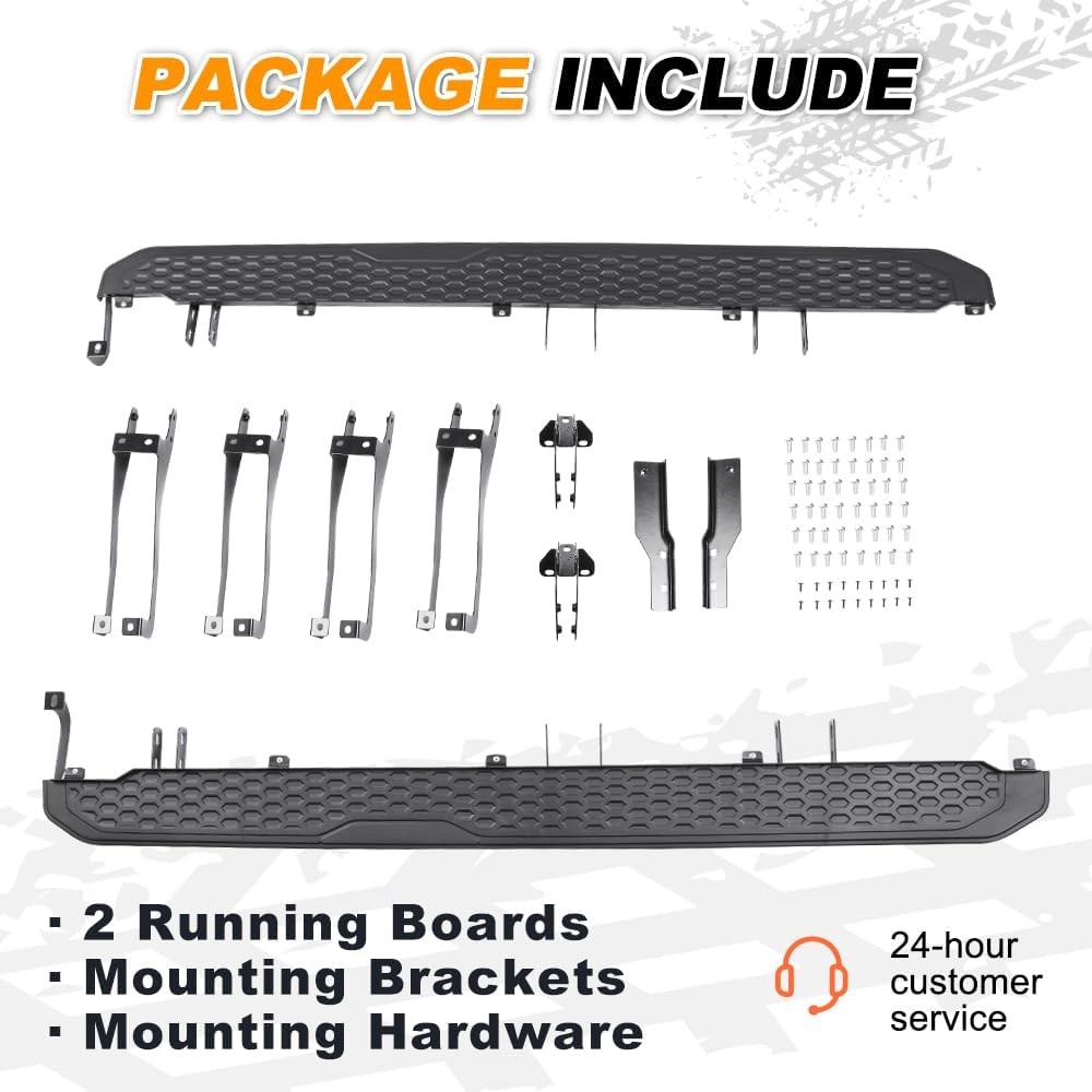 2P Running Boards Side Steps for 2023-2026 Honda CRV C-RV Nerf Bar Side boards