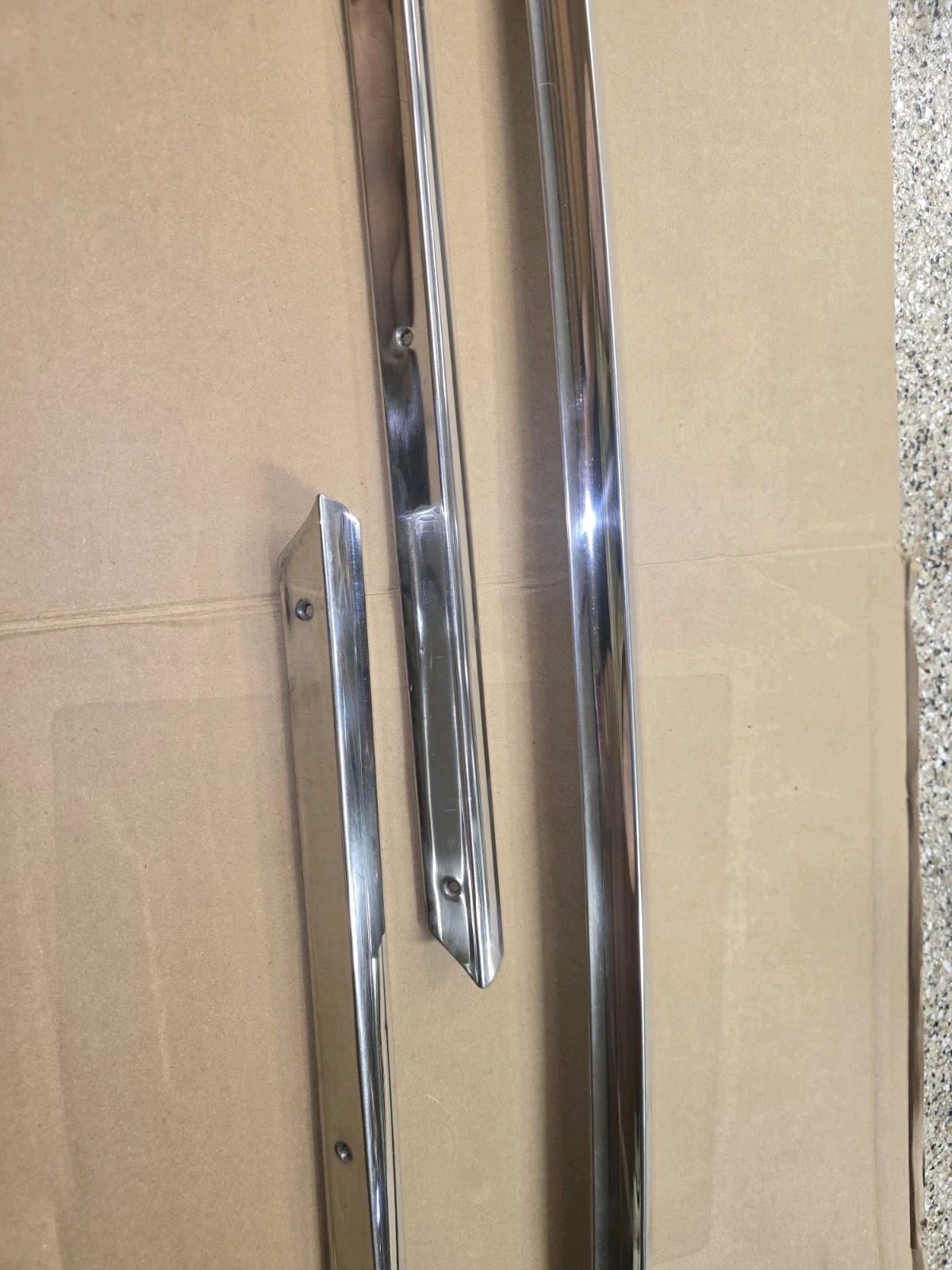 FORD THUNDERBIRD Rear Glass EXTERIOR MOULDING Trim Chrome 1964 65 66 OEM FOMOCO