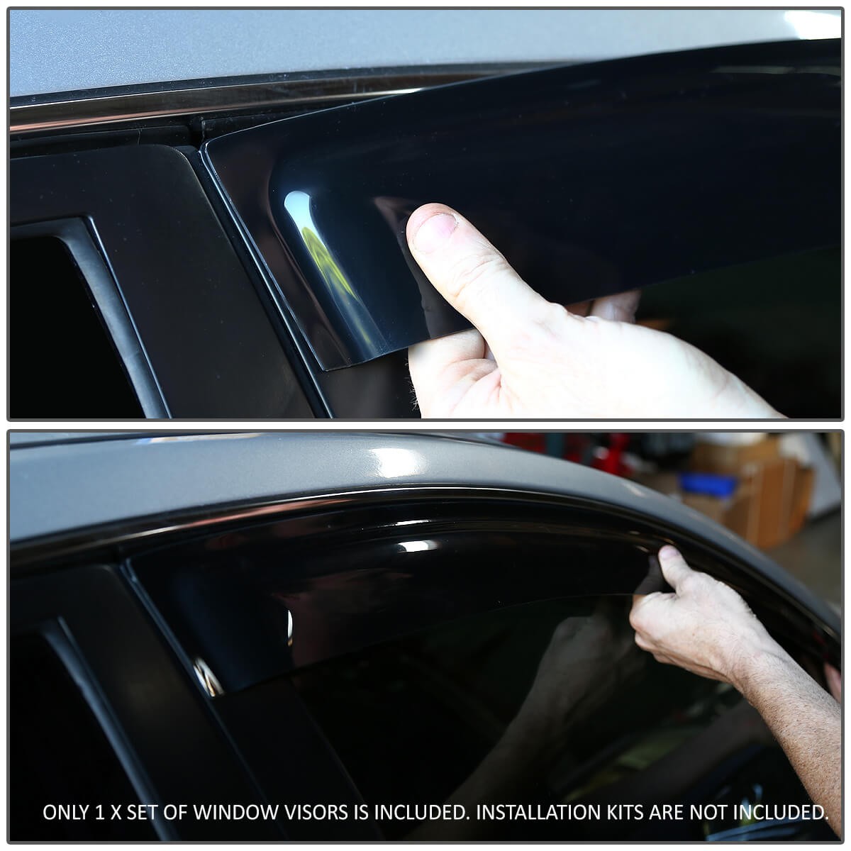 FOR 09-14 MURANO Z51 SUV SMOKE TINT WINDOW VISOR SHADE/SUN WIND/RAIN DEFLECTOR