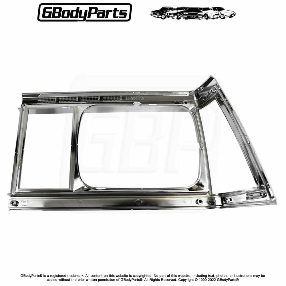 80*-81 Malibu El Camino Headlight Bezel Trim Side Marker Lamp Light SET