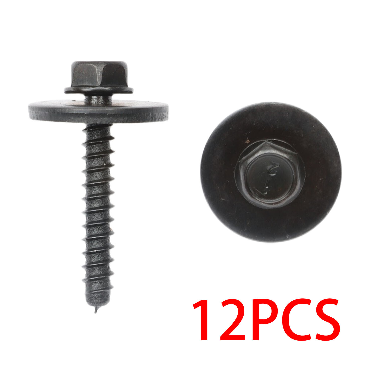 A pack of 12 Fender liner trim screw bolt screws for Chevrolet Chevy GM 11570498