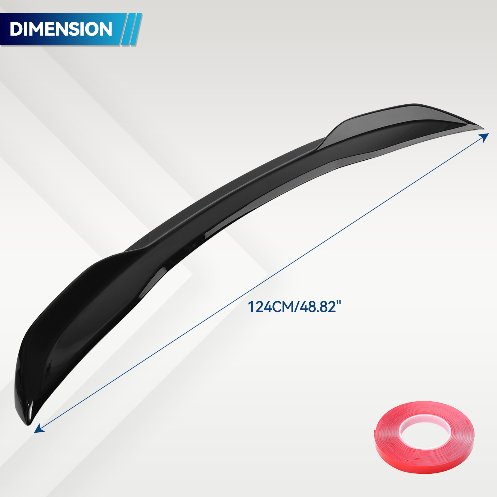 Trunk Spoiler Wing High Kick For 2022 -2025 Honda Civic Sedan Si Factory M Style