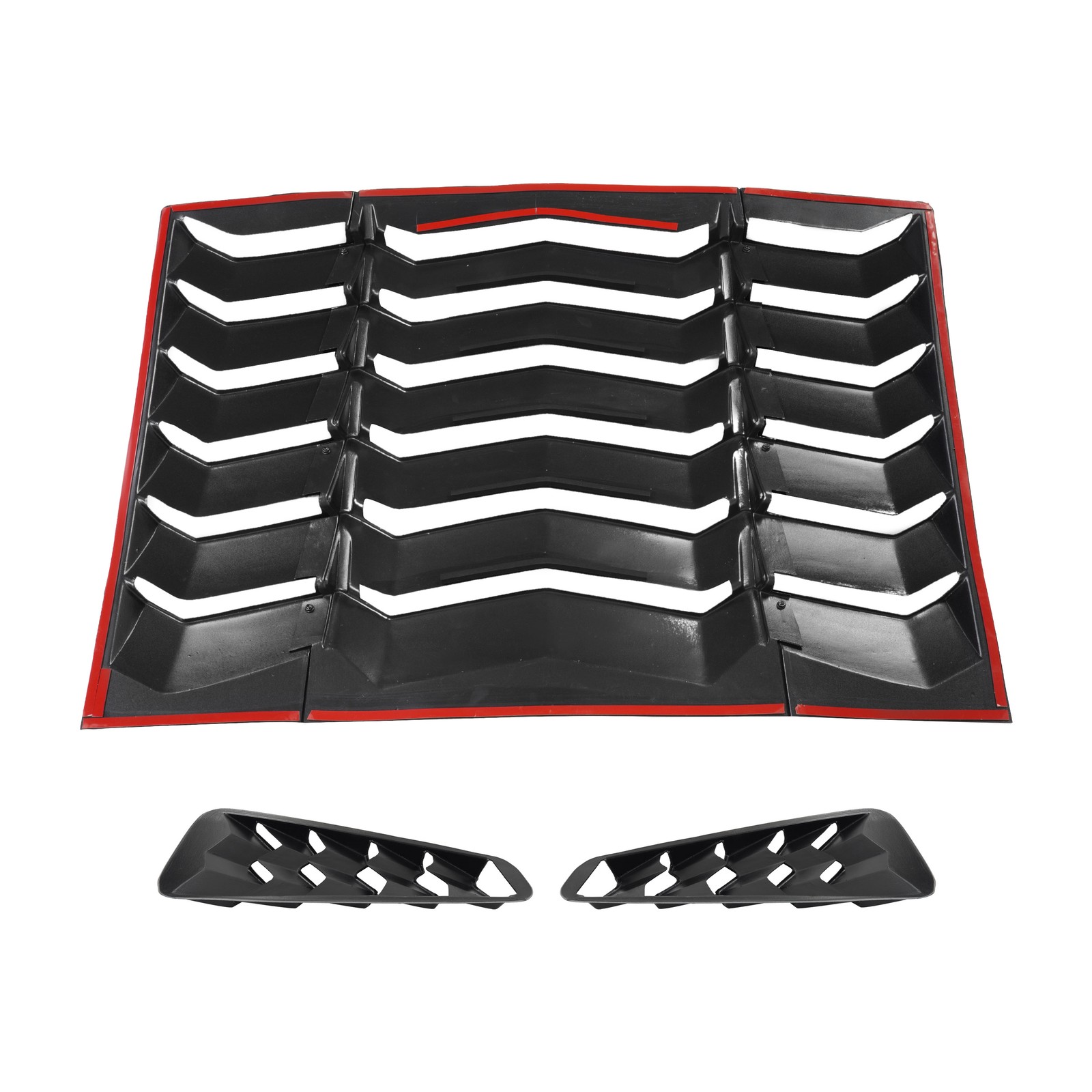 Rear+Side Window Louvers For Ford Mustang GT 2005-2014 Windshield Cover