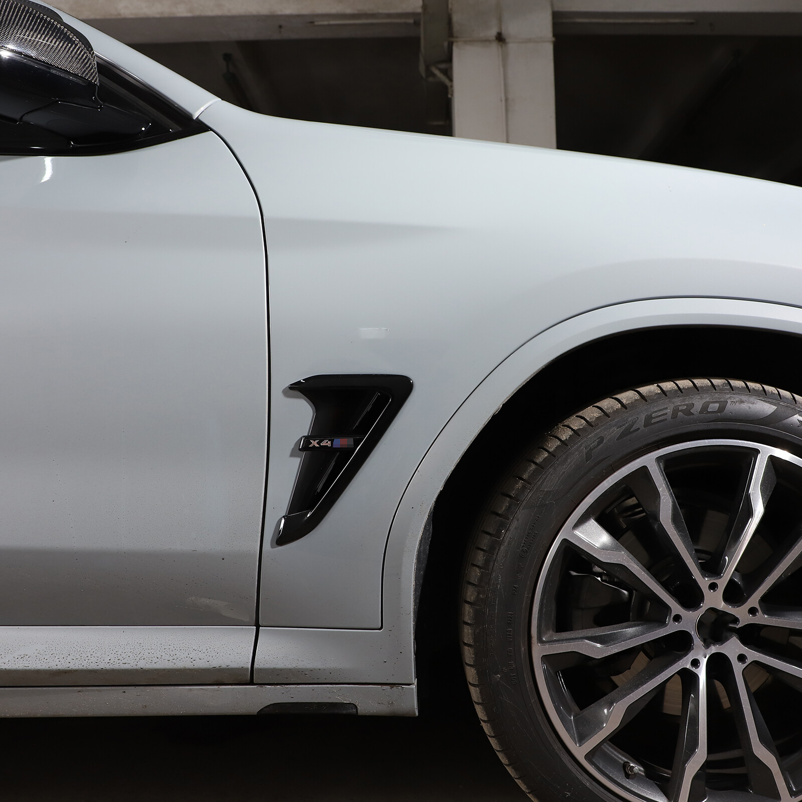 Gloss Black Front Fender Parts Replace Fits BMW X4 F98 2019 Onwards