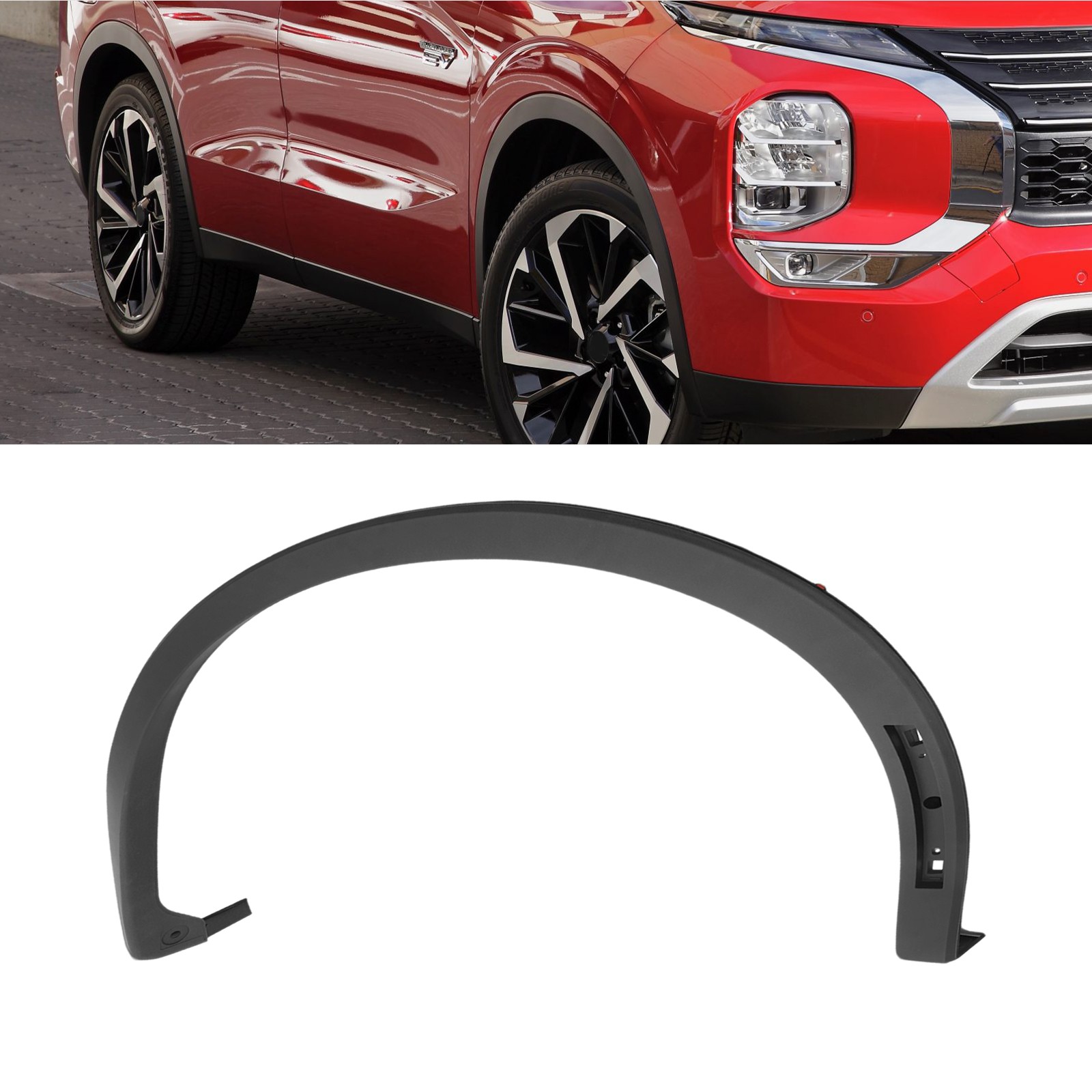 For 2022-2024 Mitsubishi Outlander & PHEV Right Front Fender Flare Molding Trim