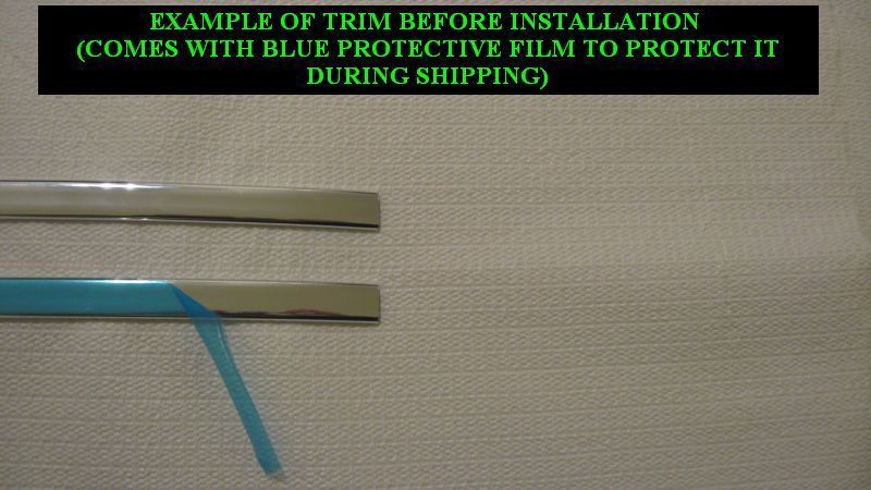 2009-2014 JAGUAR XF XFR XFR-S CHROME ROOF TRIM MOLDINGS 2010 2011 2012 2013