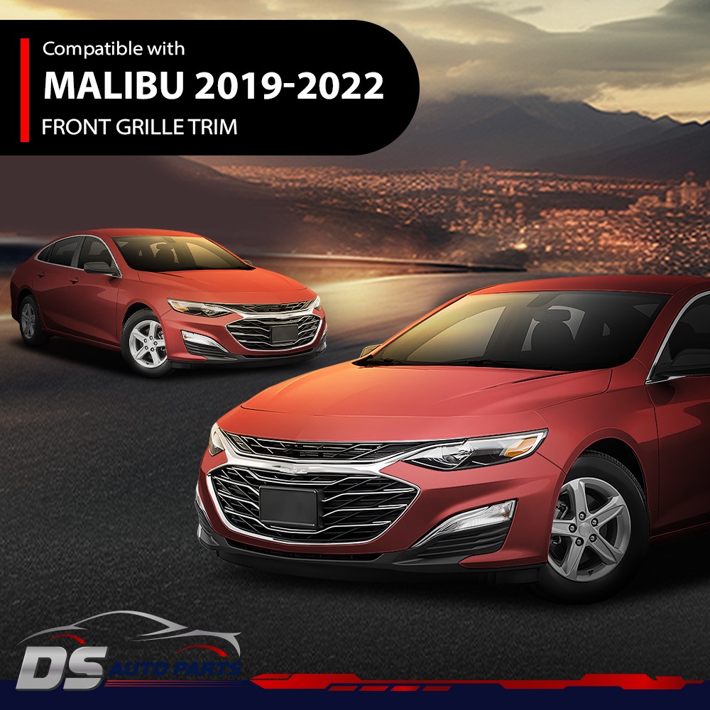 Fit For 2019-2022 Chevrolet Malibu Front Chrome Grille Trim 84473374 GM1202106