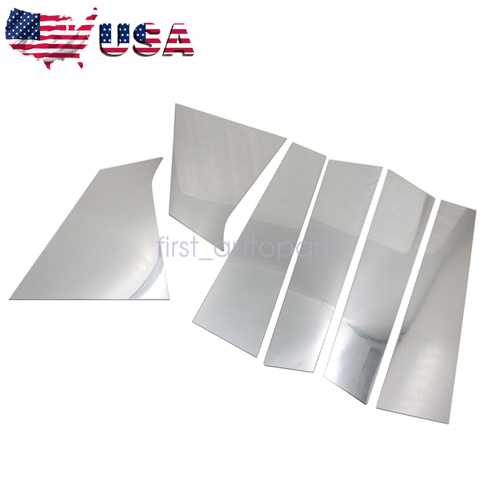 2016-2024 For Chevrolet Malibu 6Pcs Pillar Post Window Door Side Trim Cover