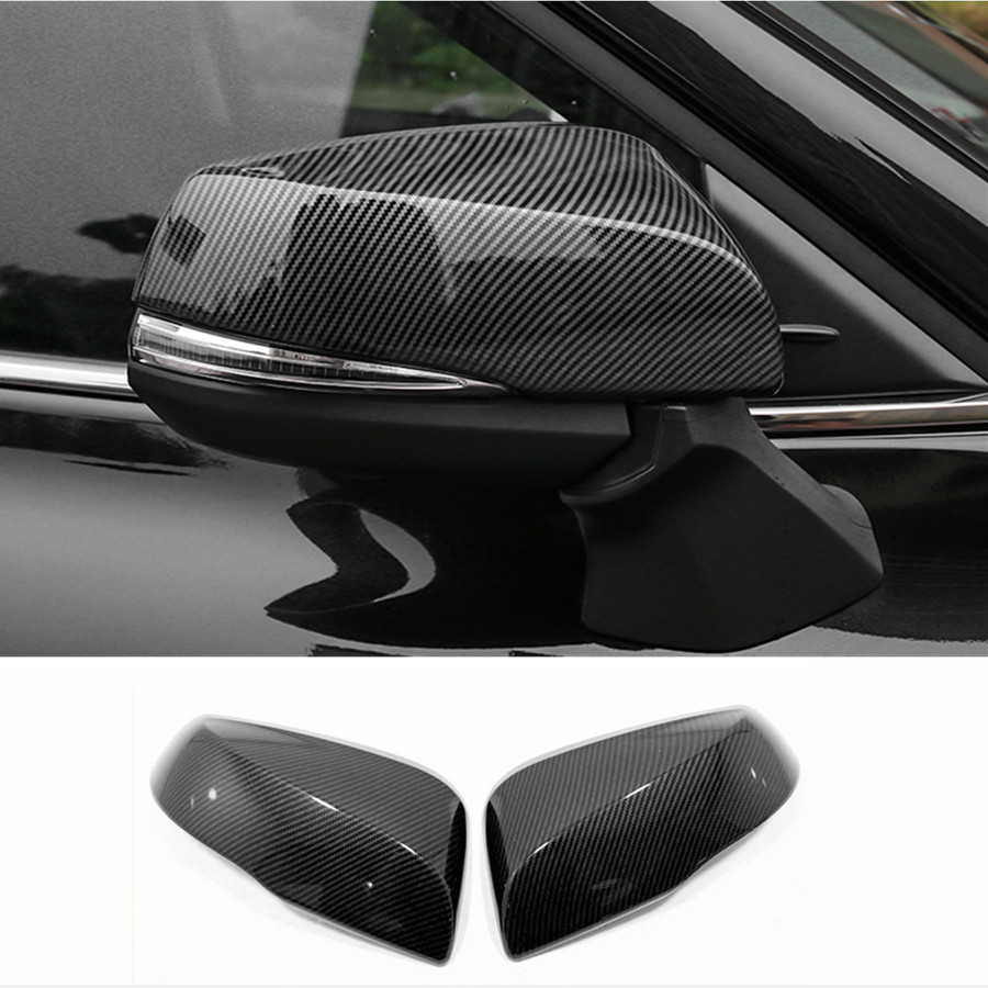 For Toyota Highlander 2020-2026,Carbon Fiber Side Mirrors Rearview Cover