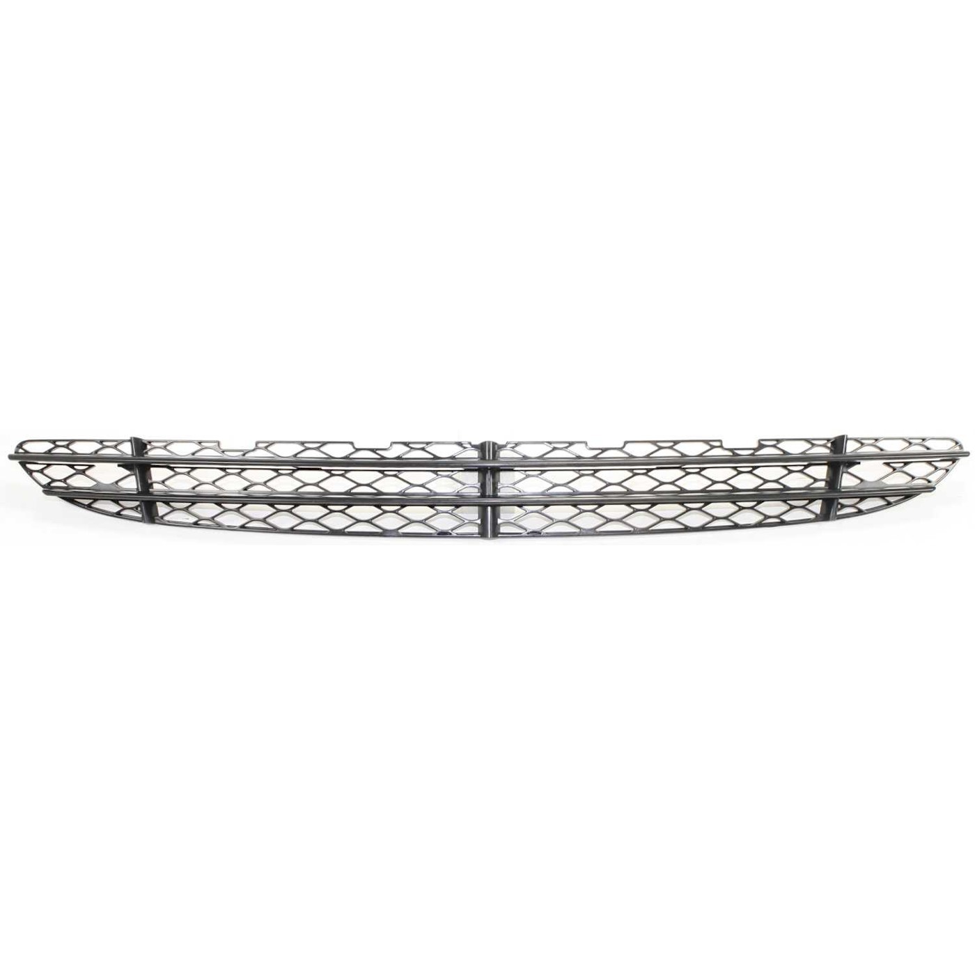 Bumper Grille Set For 2003-2006 Mercedes Benz S430 Black Front Center Outer