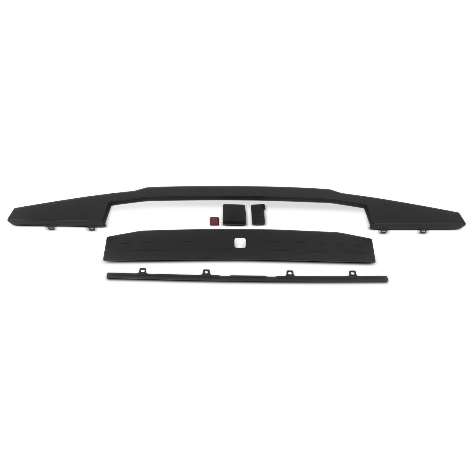 3x Tailgate Cap Molding Kit for Ford F-250 F-350 F-450 Super Duty 2017-2022 Rear
