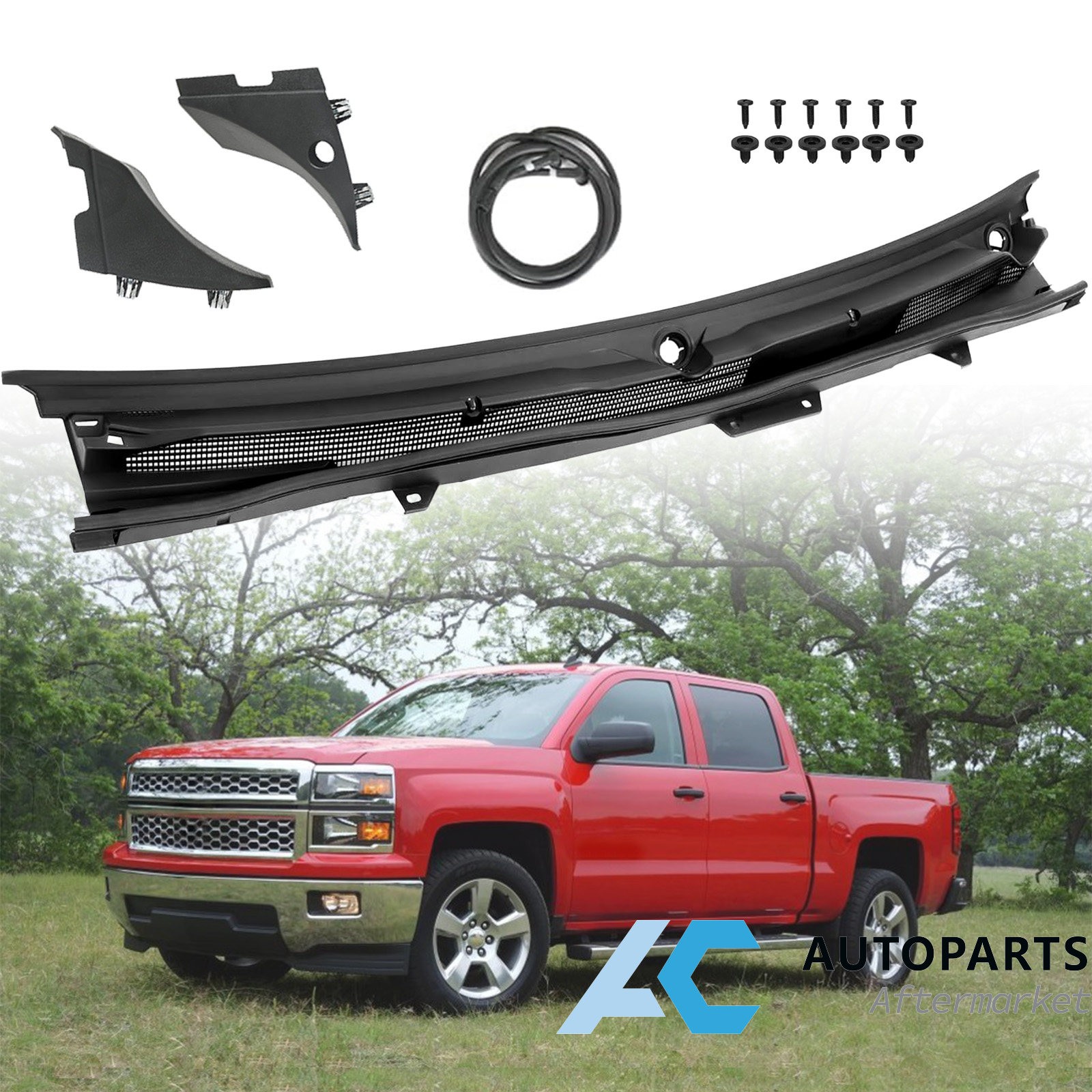 For 2014 2015 Chevy Silverado 1500 Windshield Wiper Cowl Panel 23207951