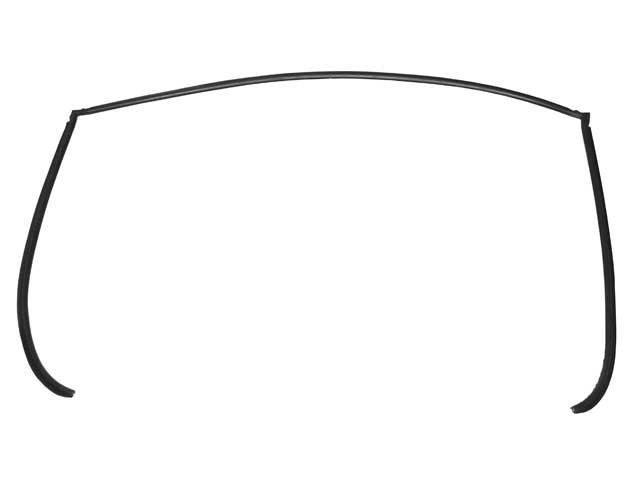 For 2004-2005 BMW 545i Windshield Molding Rear Upper Genuine 91542KJQZ