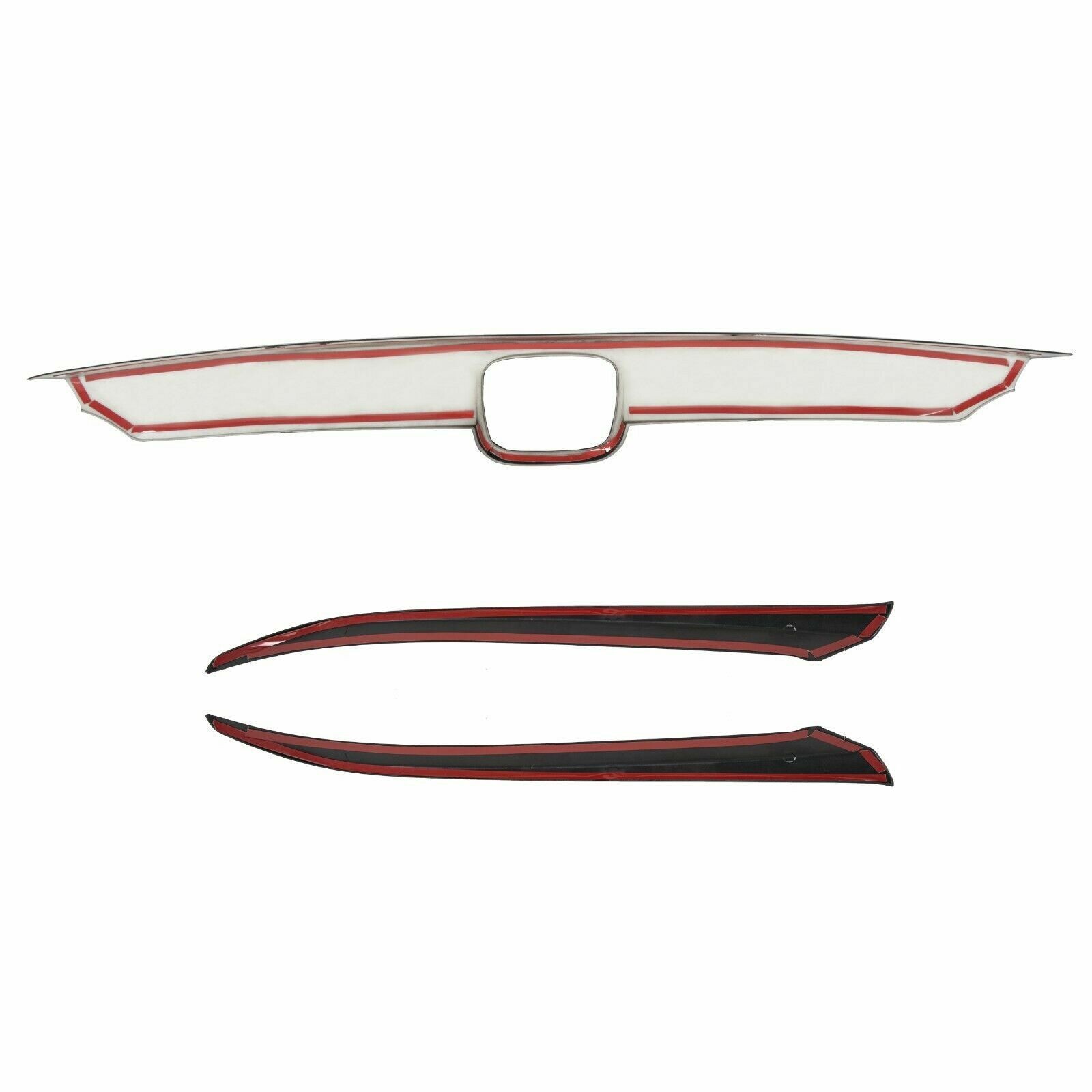 For Honda Accord Sedan 2018-2020 10th Gen Grille JDM Sport Style Glossy Black