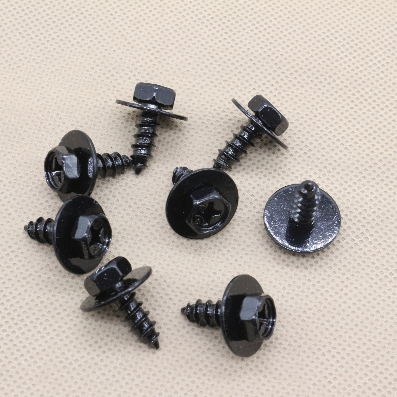 8Pcs M6-2.5mm Bumper Cover Splash Shield Mud Guard Screw Bolts For Toyota Lexus