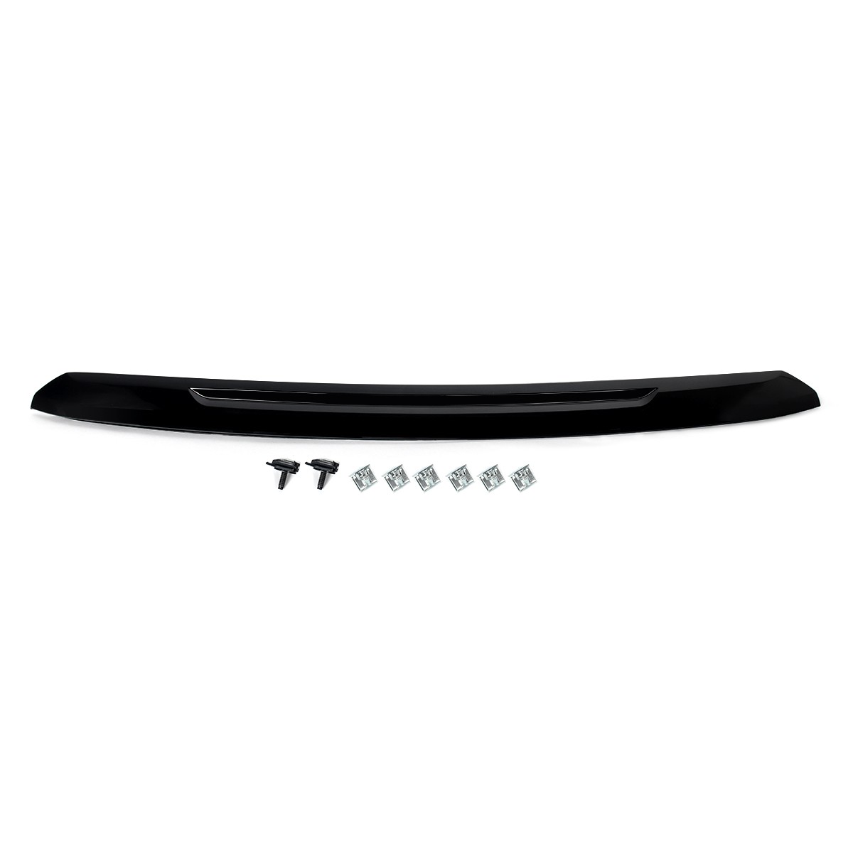 Glossy Black Front Grille Hood Molding Trim Fits FOR 2020-2023 GMC Acadia