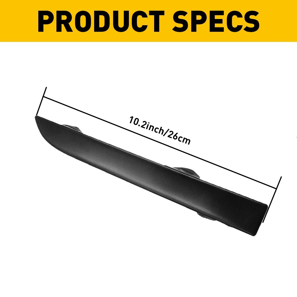 L&R For Toyota Tacoma 2001-2004 Front Bumper Grille Headlight Filler Trim Panels