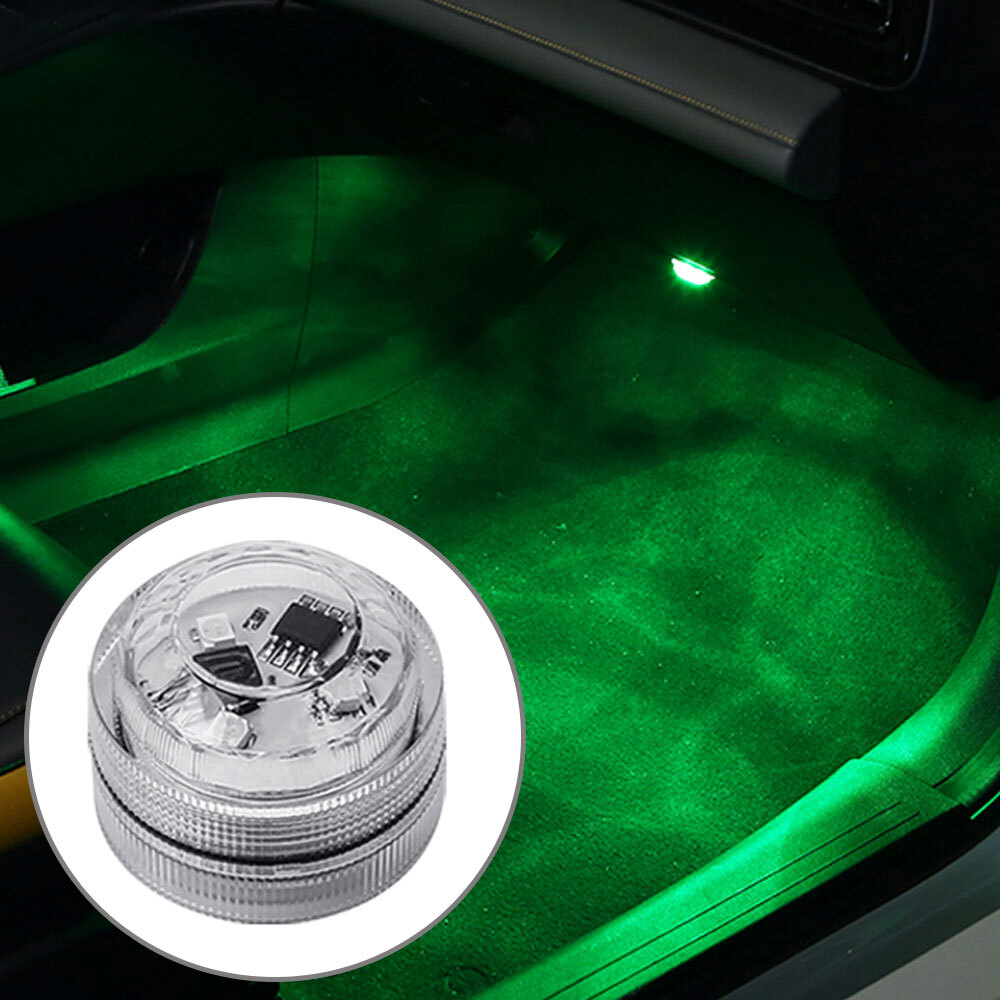 Multicolor Car Interior Accessories Atmosphere LED Light W/ Remote Control Lamp