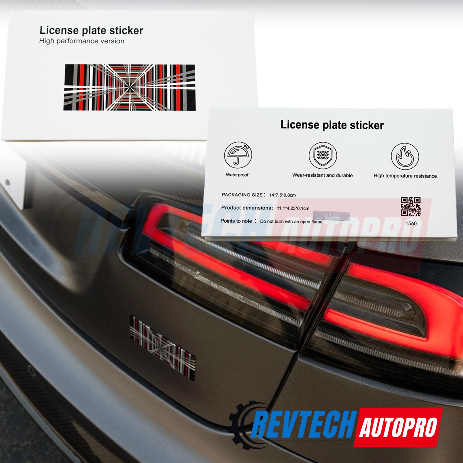 OEM Plaid Badge Nameplate Emblem 3D Car Logo Sticker for Tesla Model 3 Y S X