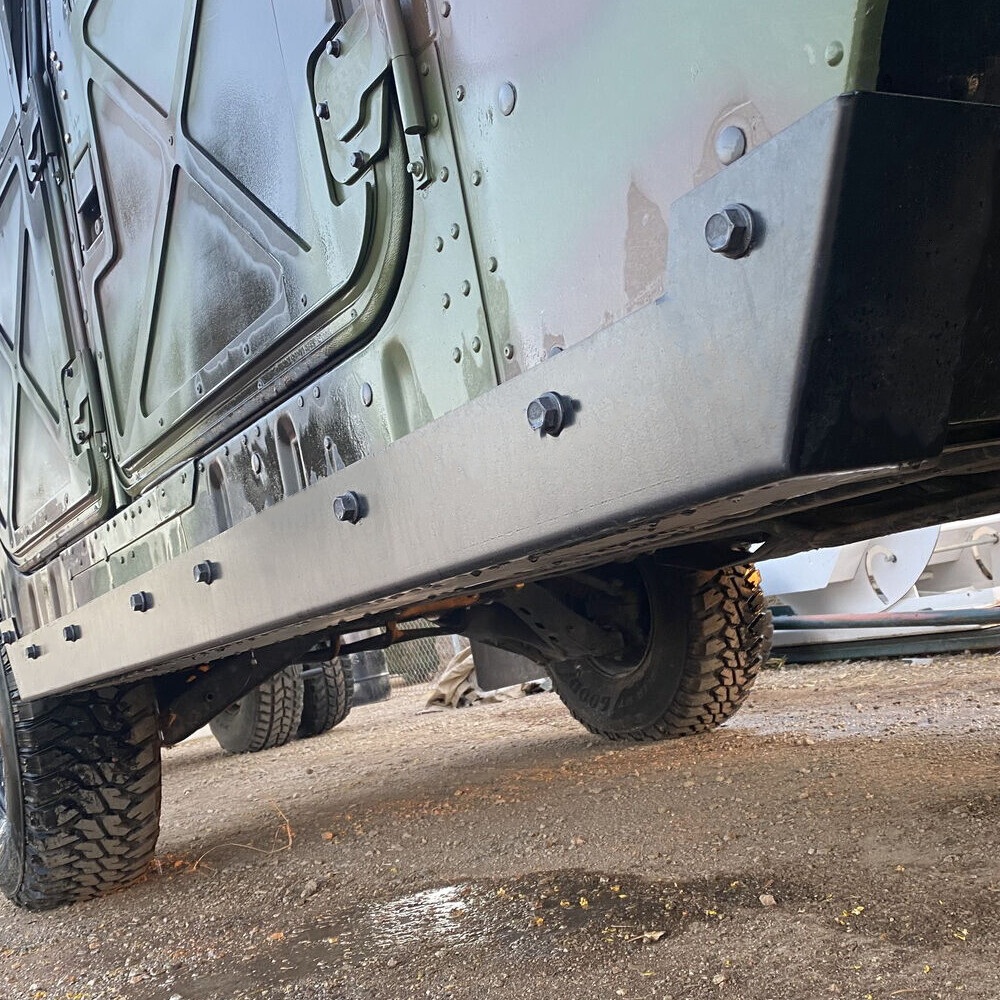 For M998, M1038, M1123, M10 MVEE M998 HUMMER H1 Jack Rails Rock Sliders