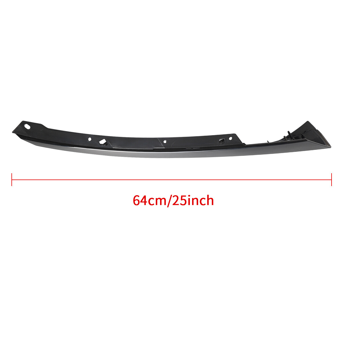 Glossy Black Front Headlight Eyelid Molding Trim Strip For 2019 2020 Honda Civic