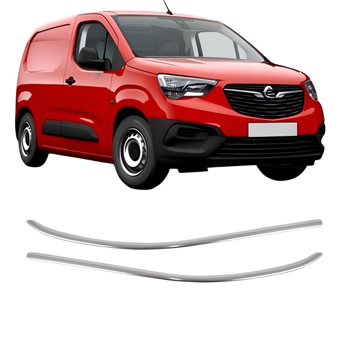 Chrome Window Trim 2PCS For Combo Van 2019+